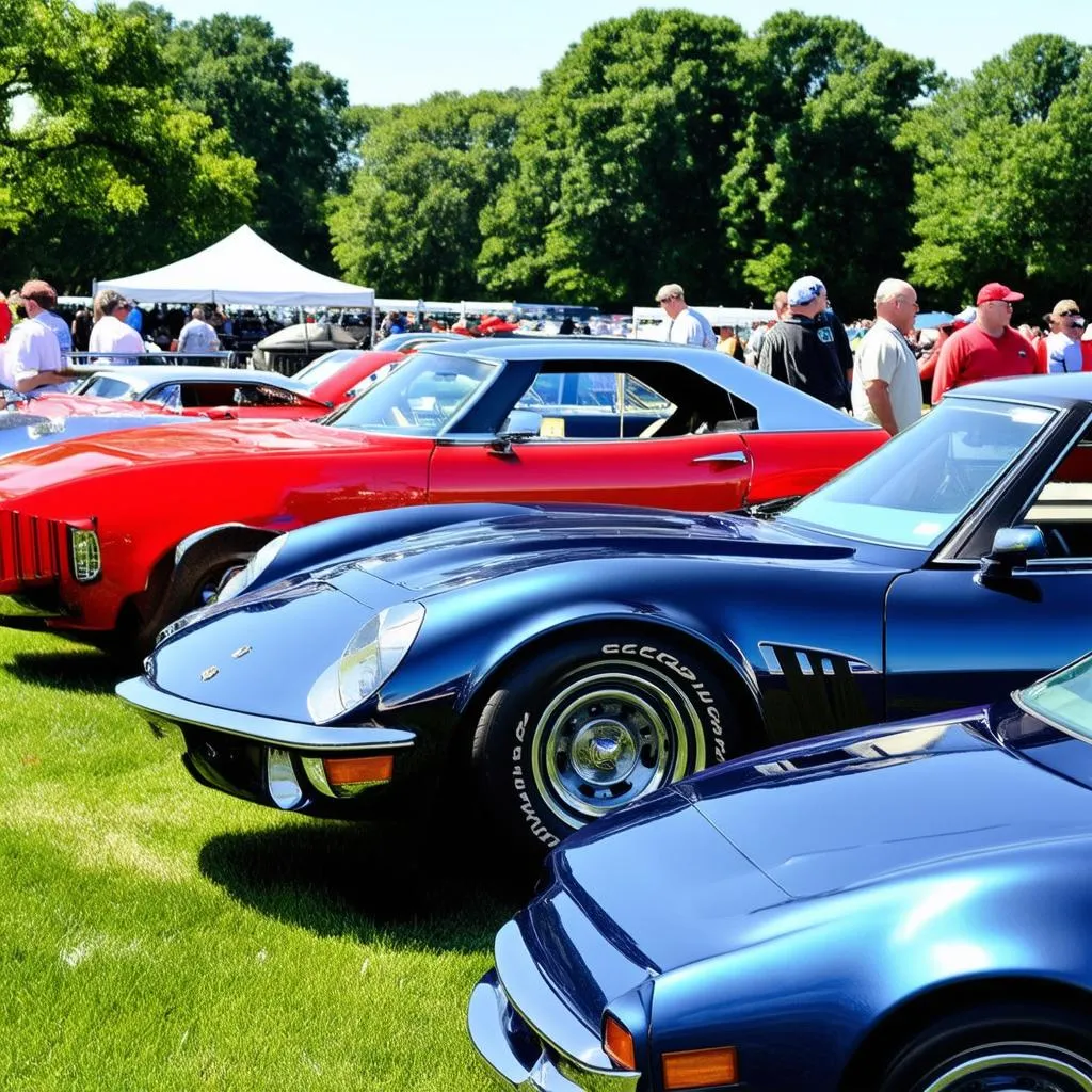 Classic Cars on Display