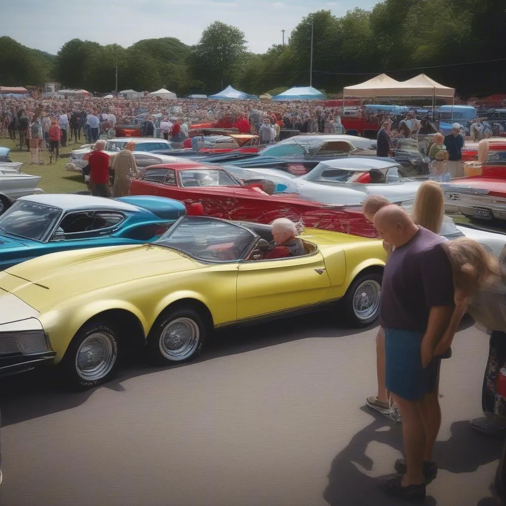 Classic Cars on Display