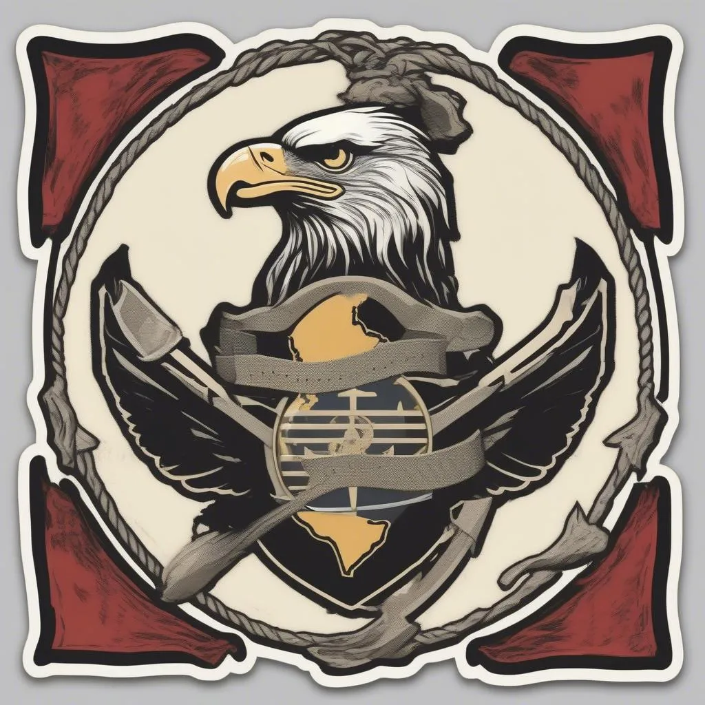 usmc eagle globe and anchor sticker