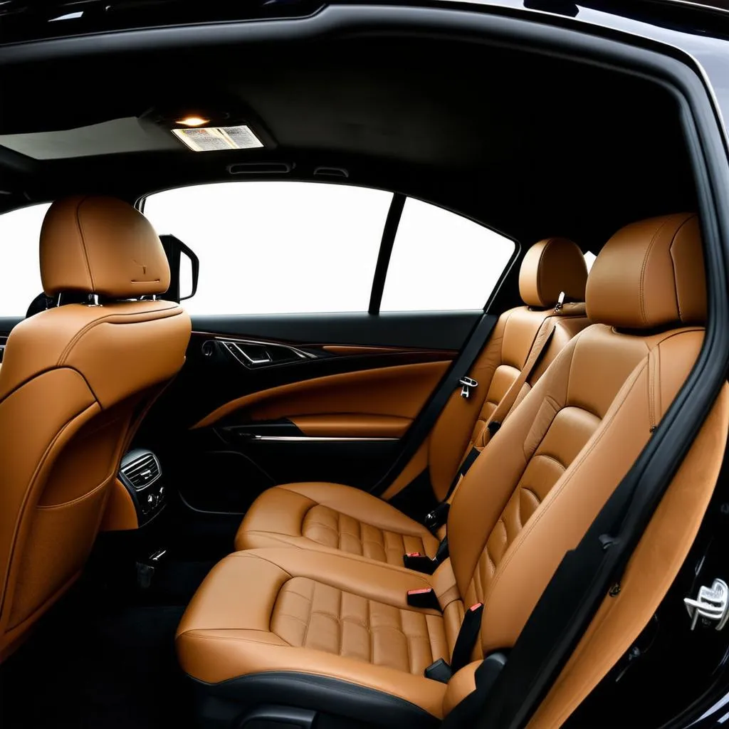 Clean Car Interior Leather Seats