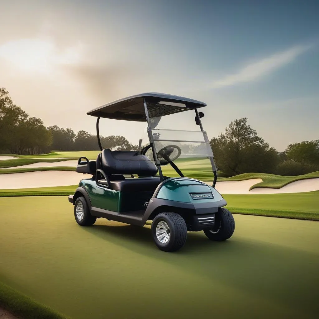 Club Car Precedent being driven on a golf course