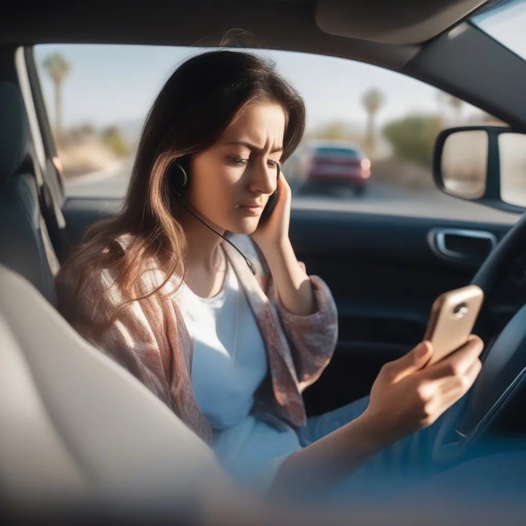 Coachella car accident due to distracted driving