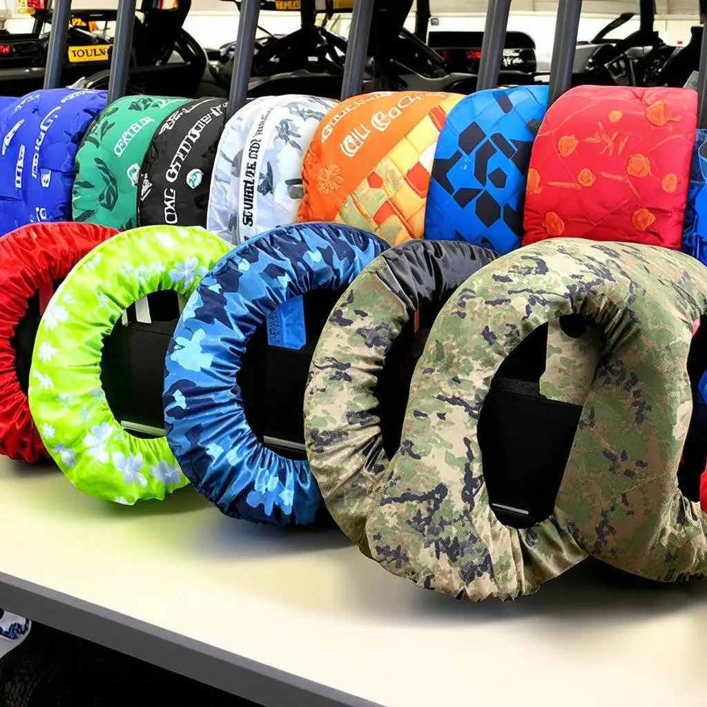 Colorful Club Car Steering Wheel Covers