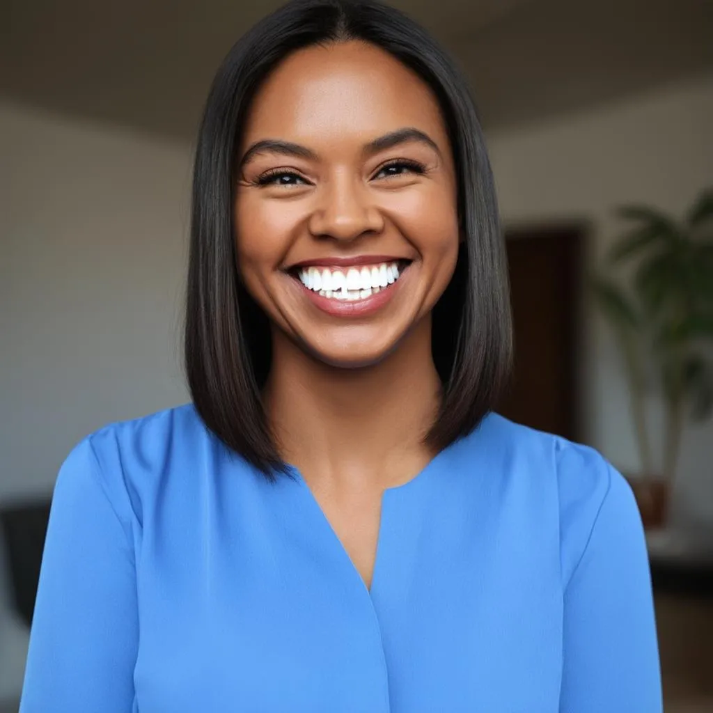 Confident Woman Smiling