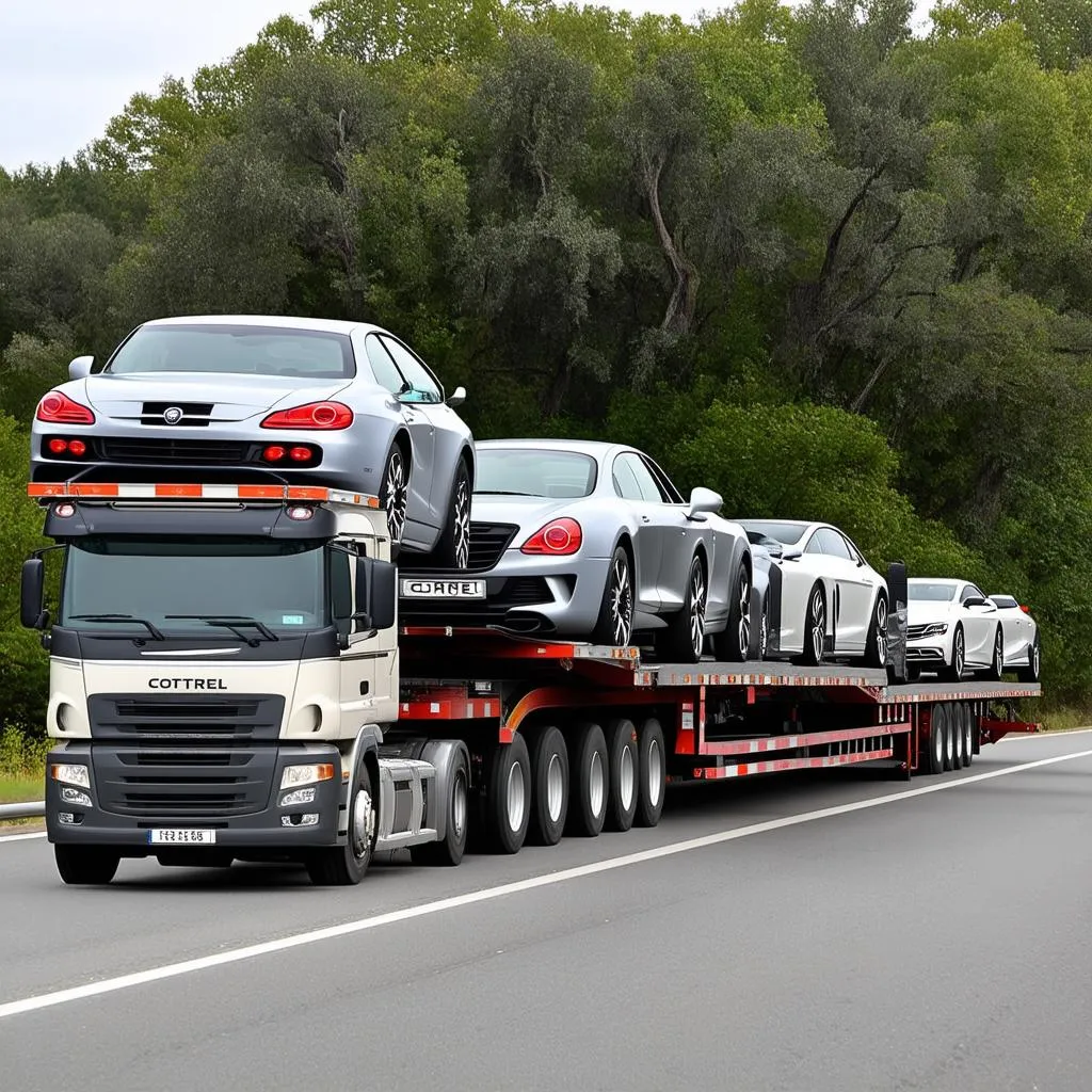 Cottrell 9 Car Hauler Fully Loaded