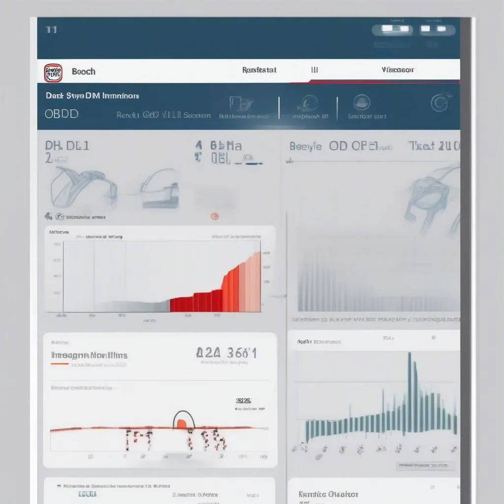 Visual Representation of Data Stream from a Bosch Enhanced OBD I & II Scanner