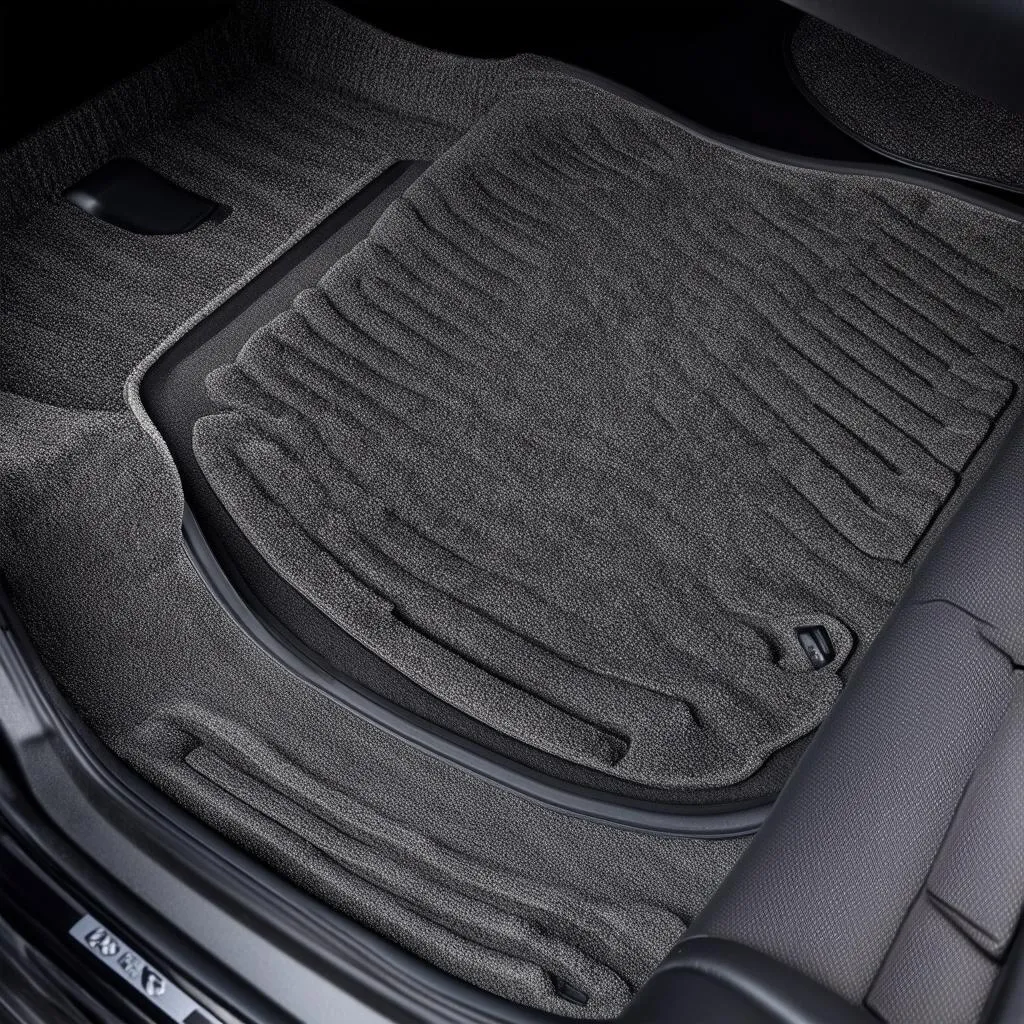 Variety of car mats in different materials