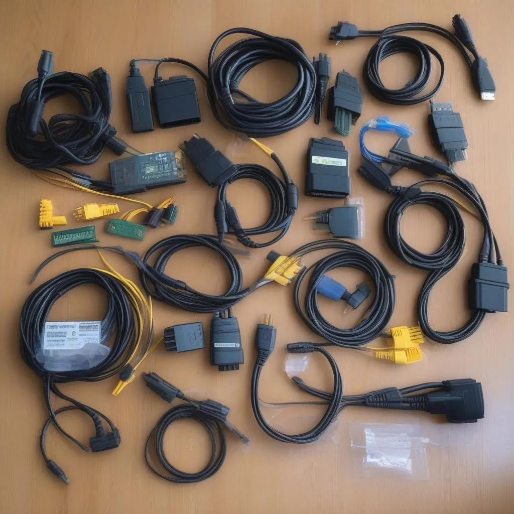 Various OBD cables for car diagnostics