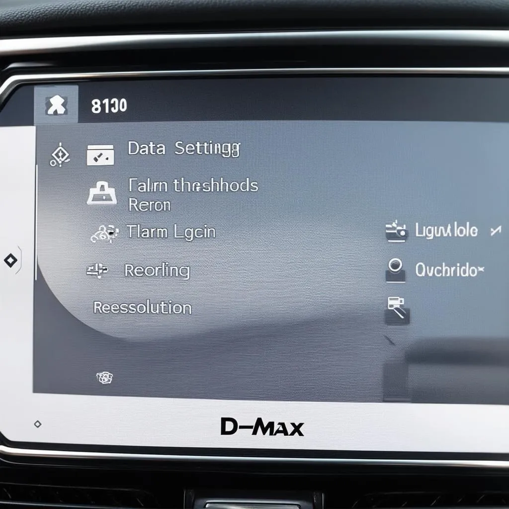 D-Max OBD Dashcam Settings