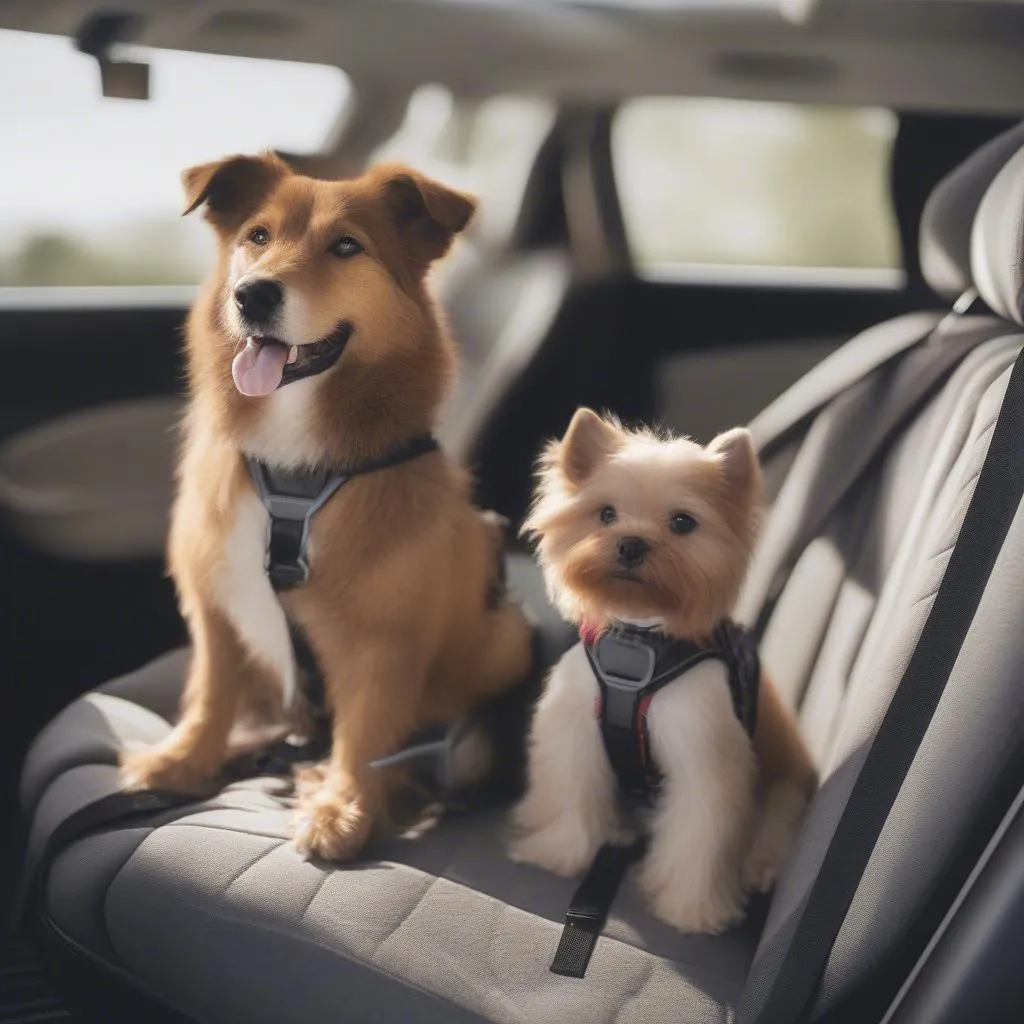 Different types of dog car seats