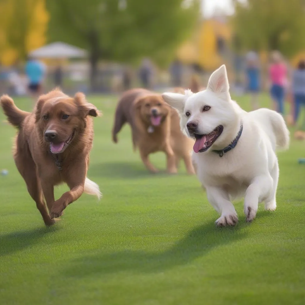 Dog park in Orem, Utah