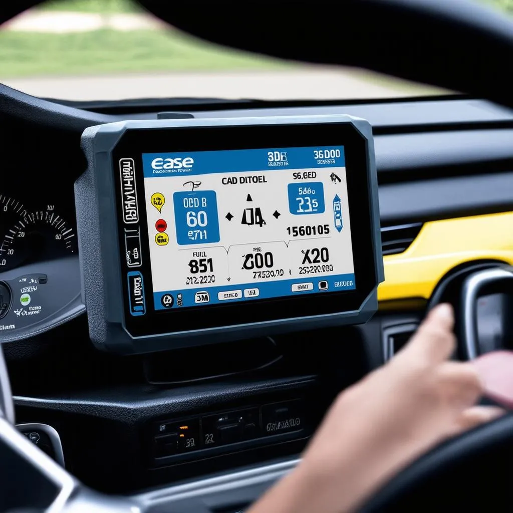 Ease Diagnostics OBD II Verification Tester - Dashboard Data Display