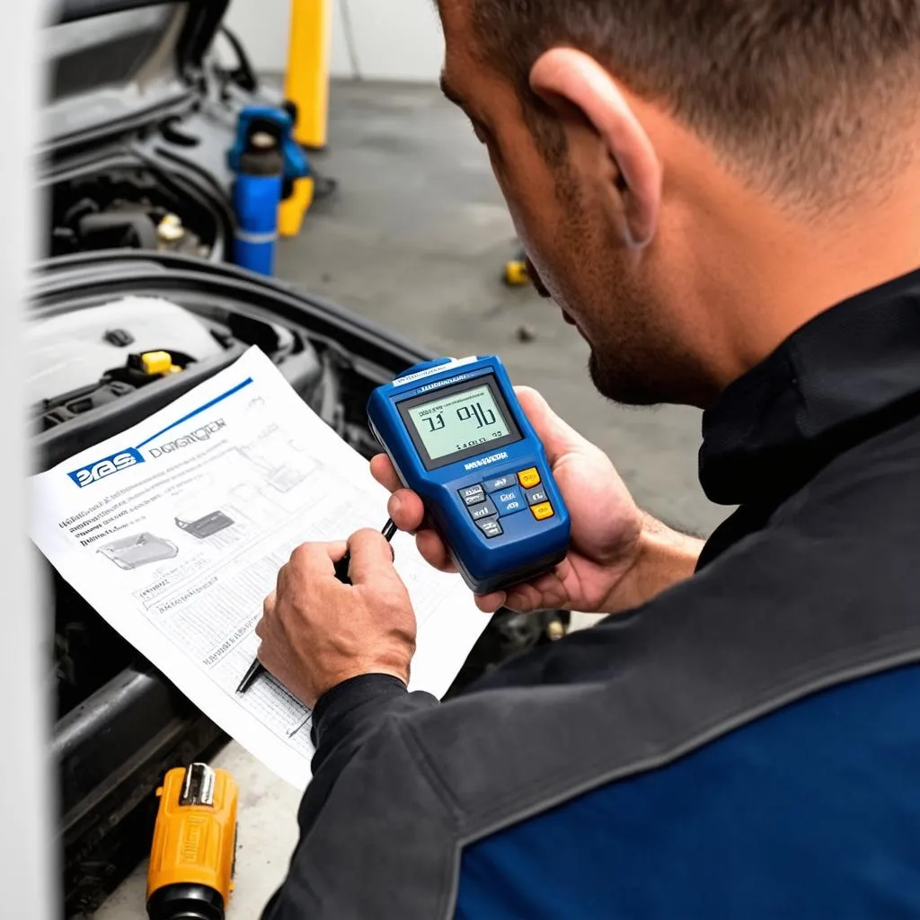 Ease Diagnostics OBD II Verification Tester - A Home Mechanic Using the Tester to Repair a Car