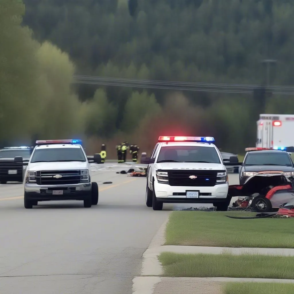 Elk River Idaho Accident Scene