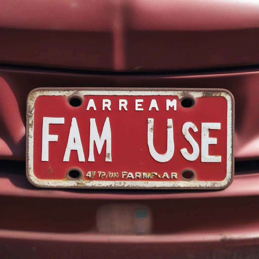 Can You Put Farm Use Tags on a Car?  Understanding The Rules