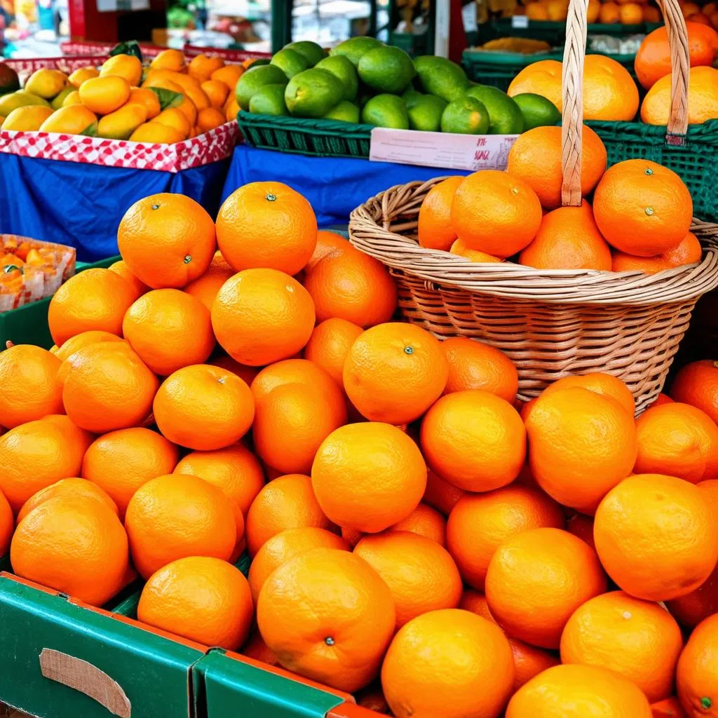 Farmers Market Oranges