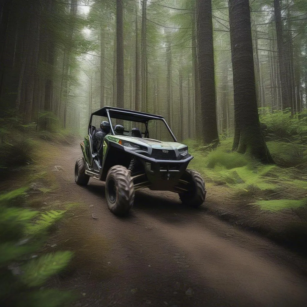 UTV with fat tires