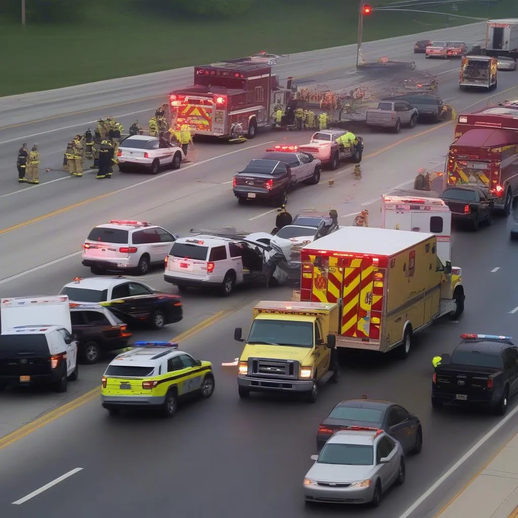 Fatal Car Accident on M-59 in Michigan: Emergency Services Respond