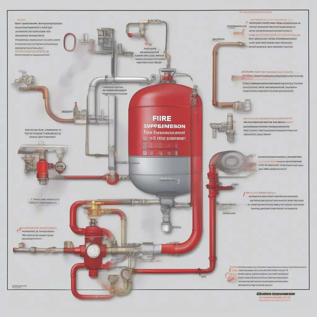 Essential components of a race car fire suppression system