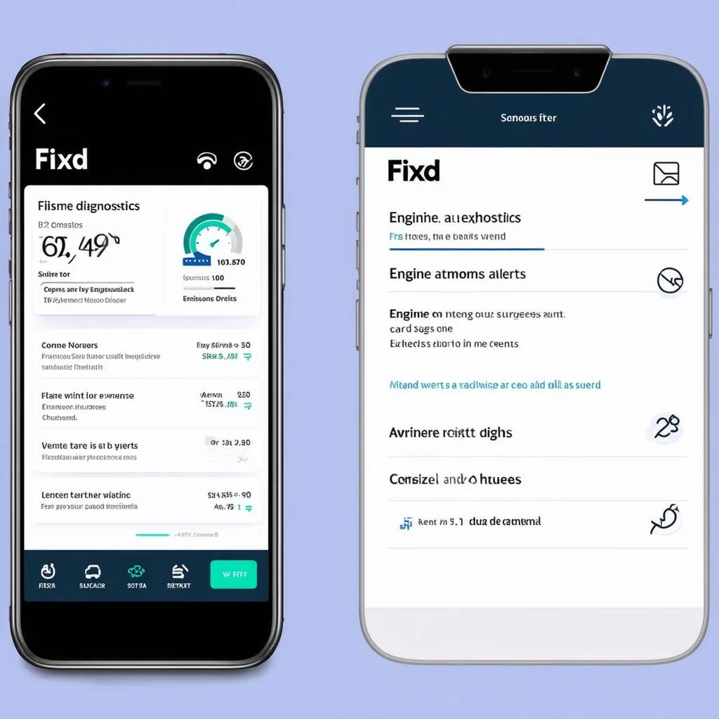 Fixd app interface