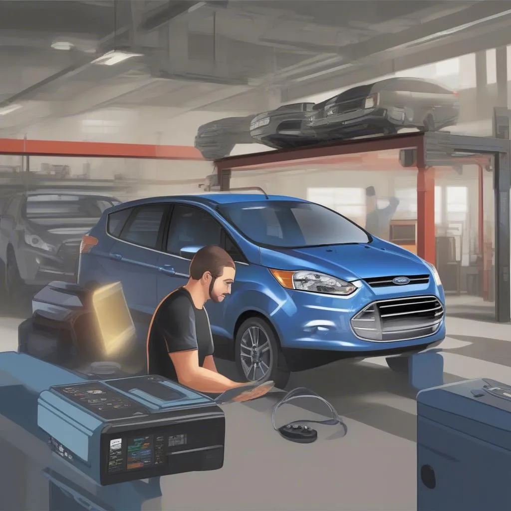 Ford Car Diagnostics with Dealer Scanner