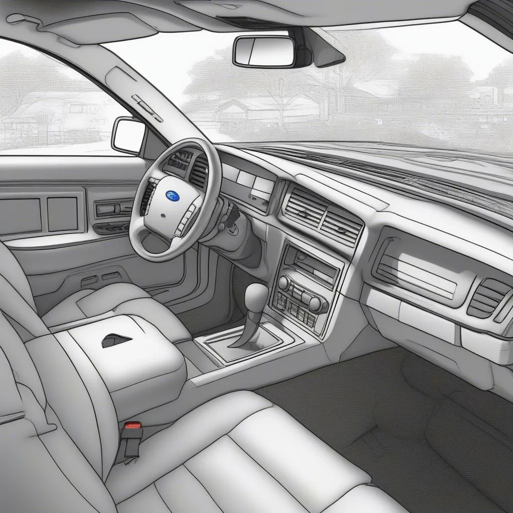 Ford Crown Victoria Interior