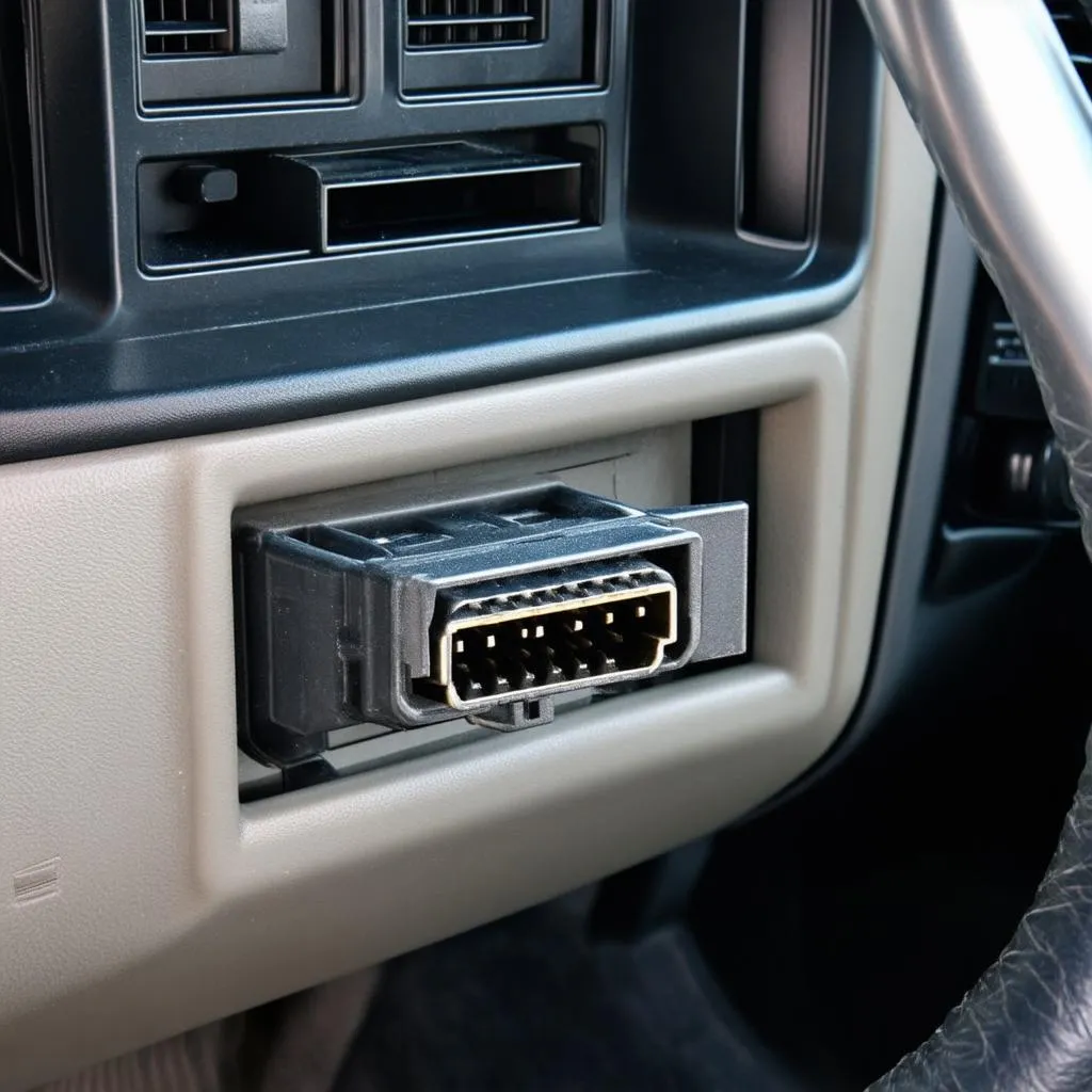 Where is the OBD Port on a 1994 Ford E-150?