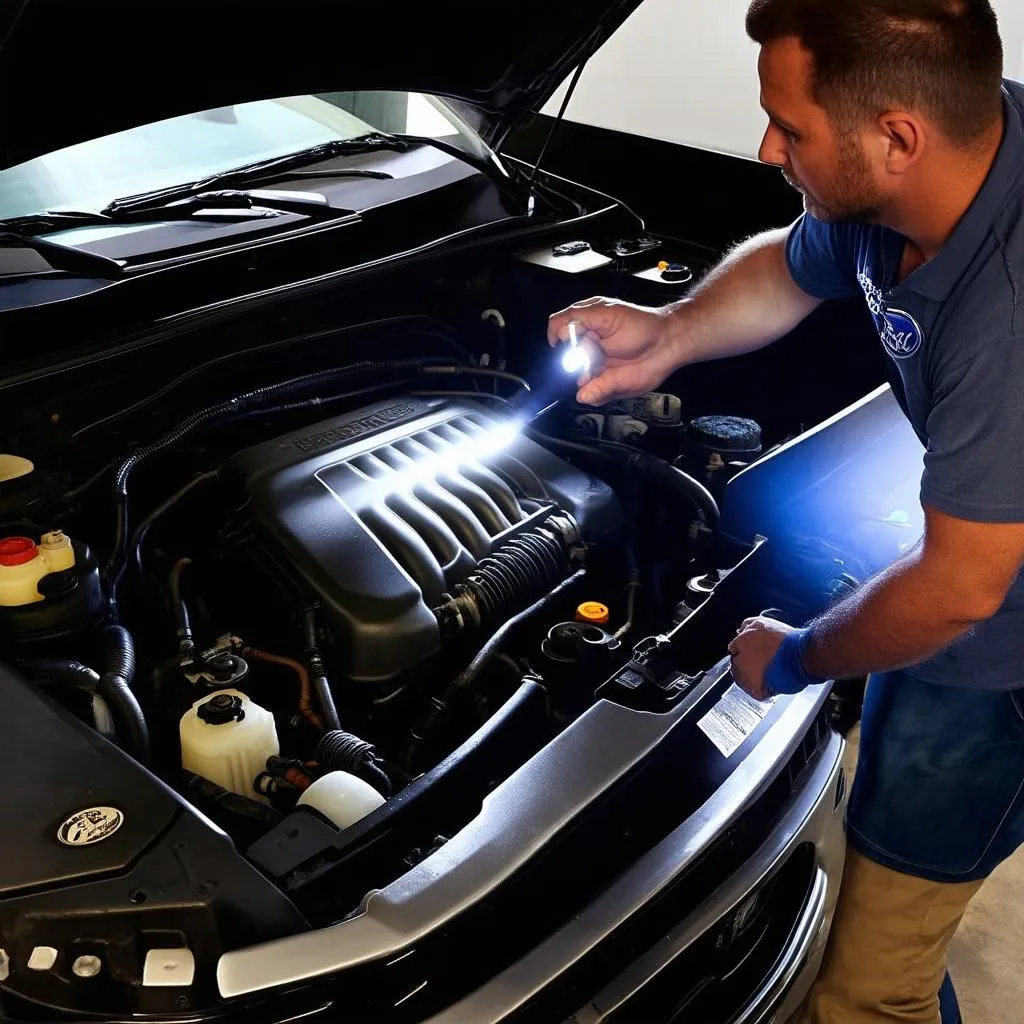 ford expedition engine bay