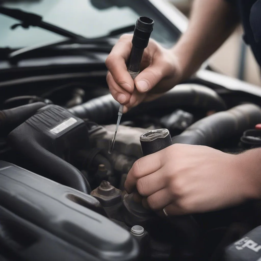 Ford F-150 Engine Oil Check