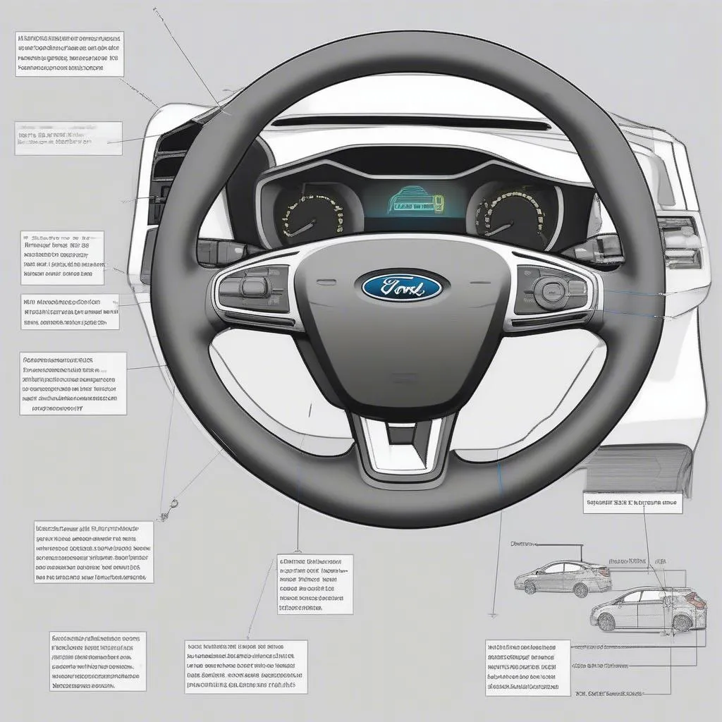 Ford Focus MK3 OBD Port Location Map