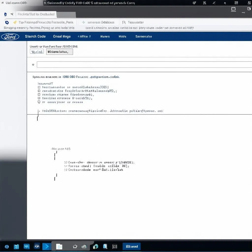 OBD Code Database