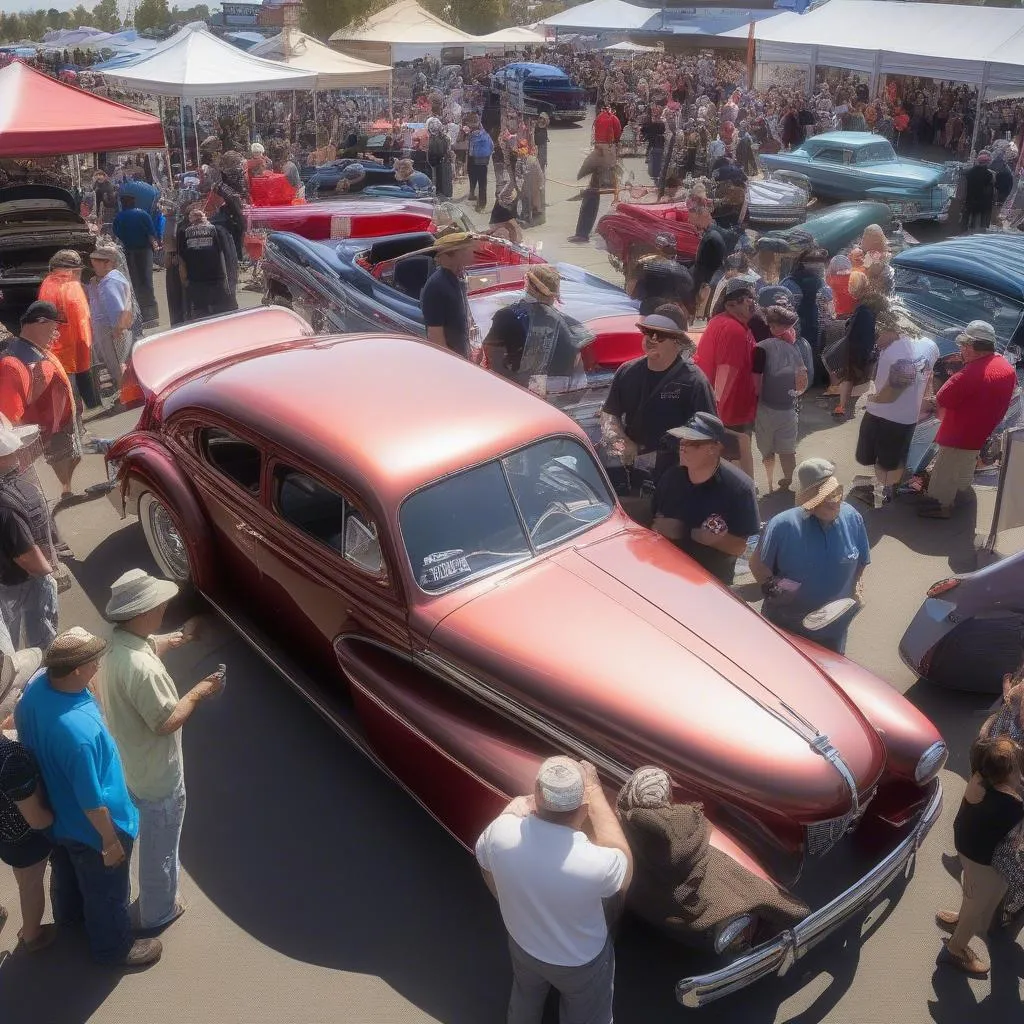 Fresno Auto Car Show Crowds