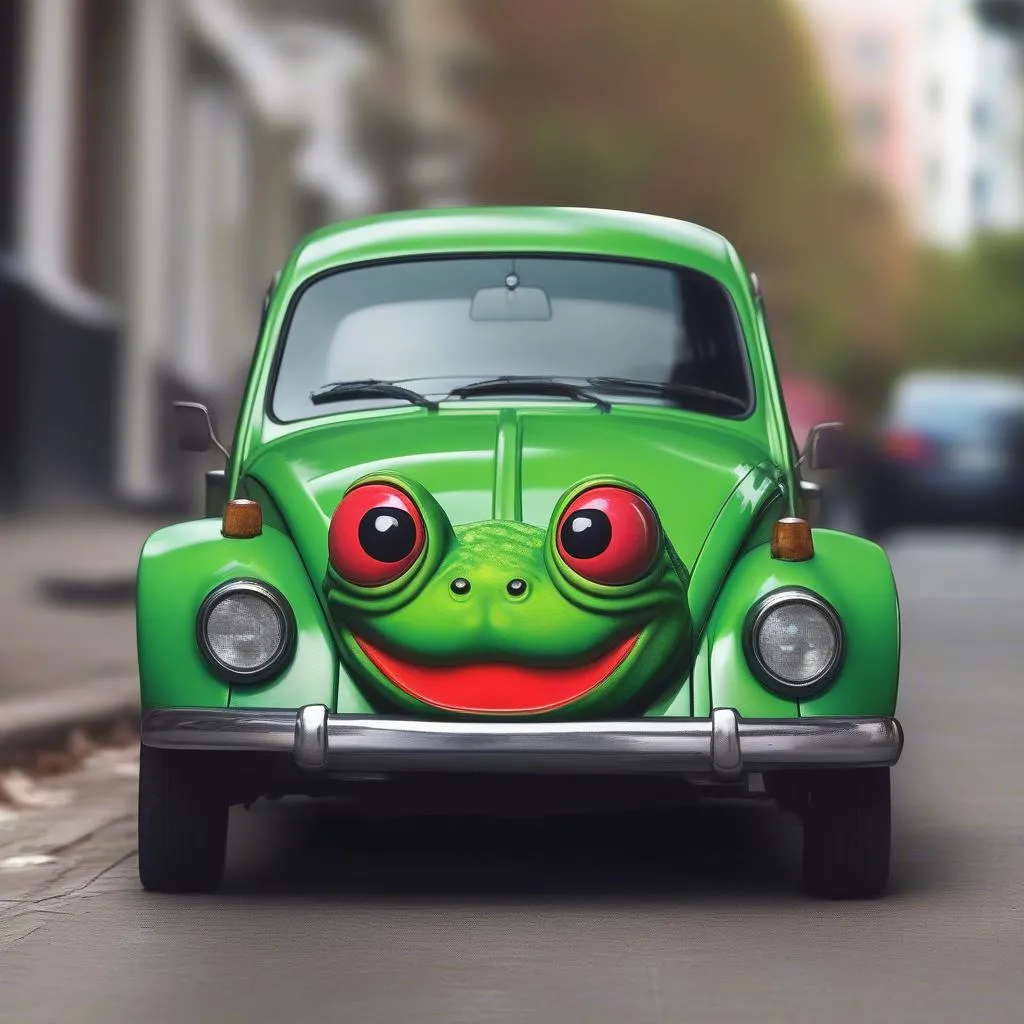 Hop Onboard the Frog Car Sticker Trend