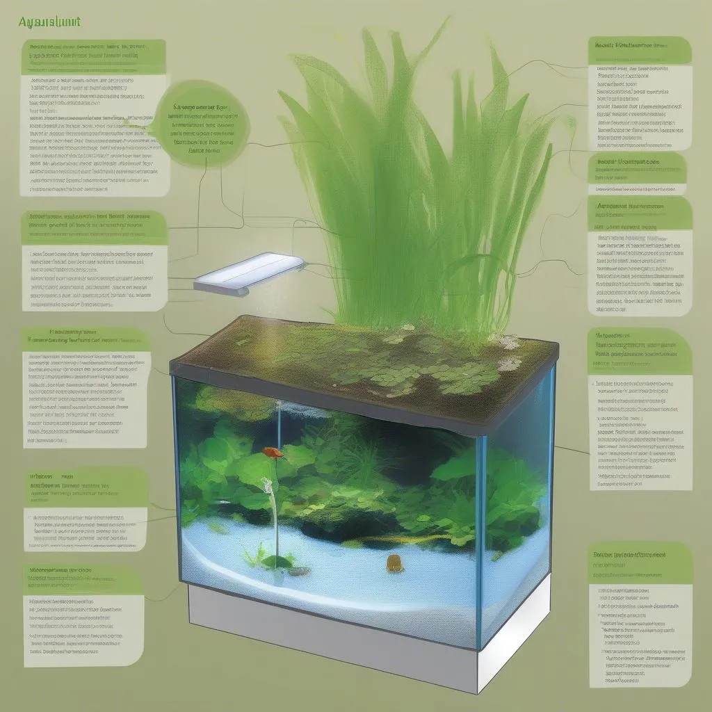 A visual guide to setting up the ideal aquarium environment for thriving frogbit plants