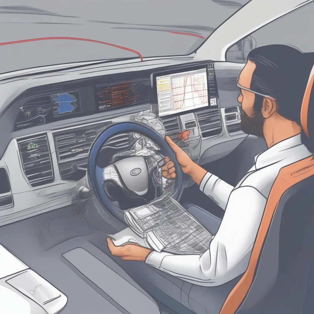 OBD data showing fuel consumption