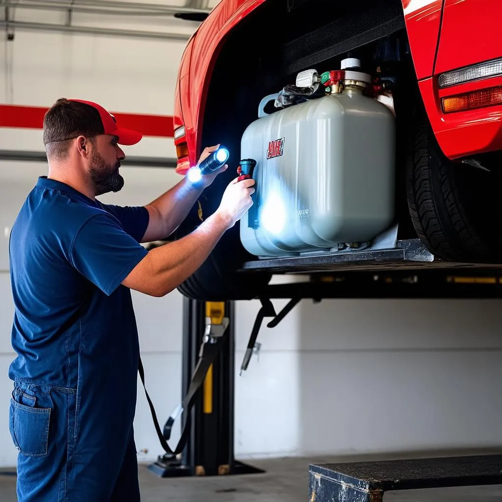 Fuel tank inspection