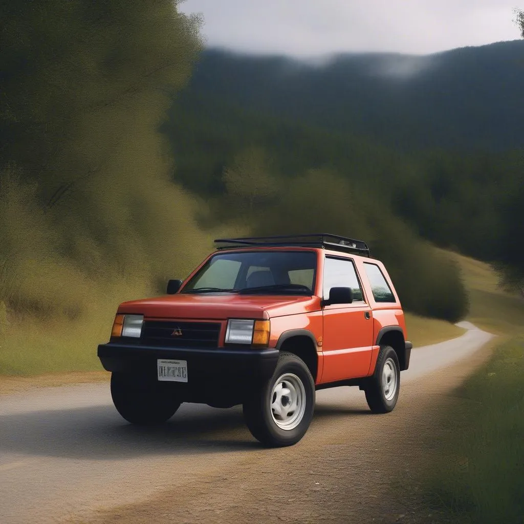 1994 Geo Tracker on the Road