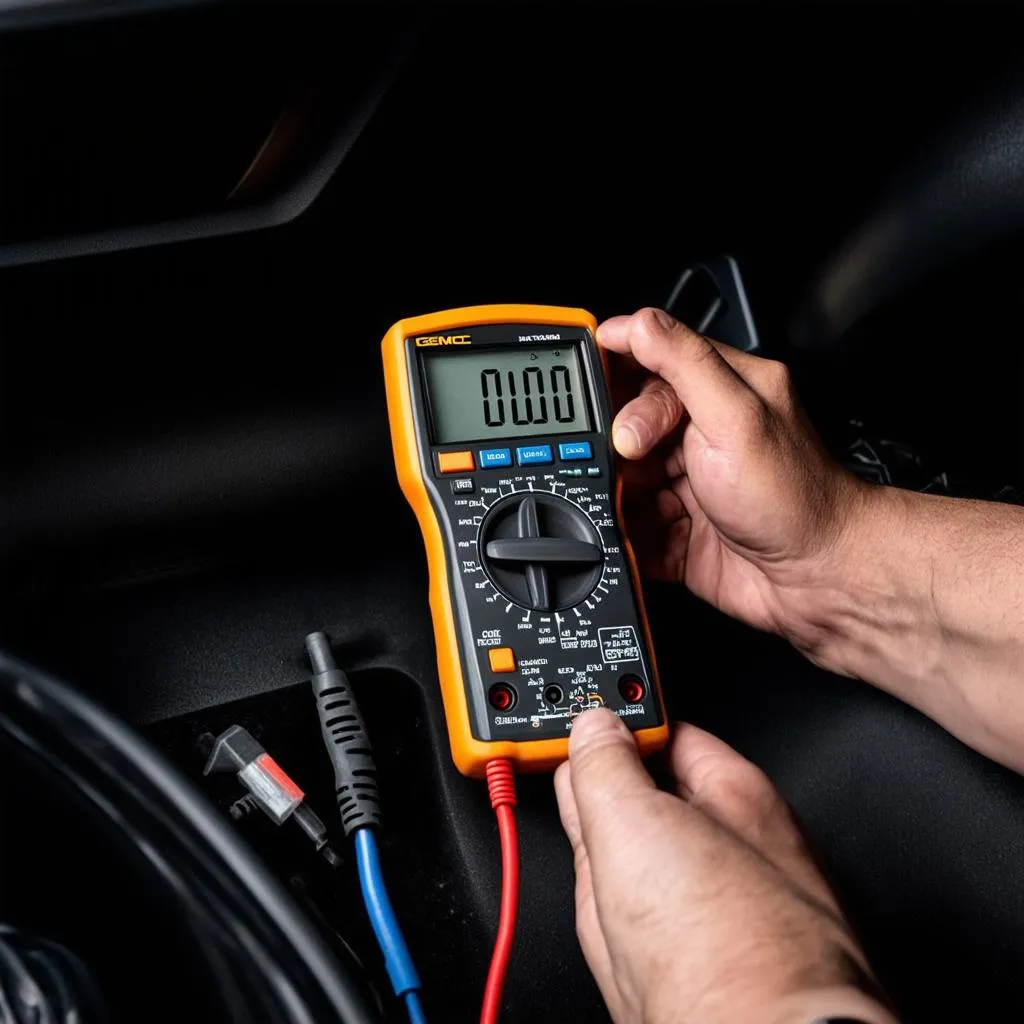 GMC Acadia Multimeter