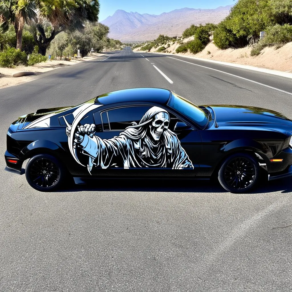 Grim Reaper Car Wrap: The Ultimate Guide to Turning Heads (and Maybe Raising Eyebrows)