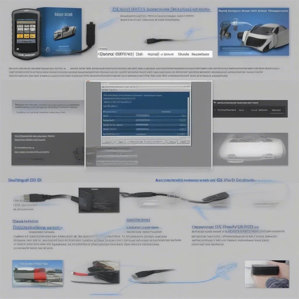 GS-911 USB OBD-II Software Interface on a Laptop