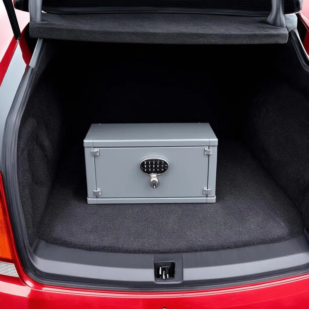 Gun Safe in Trunk