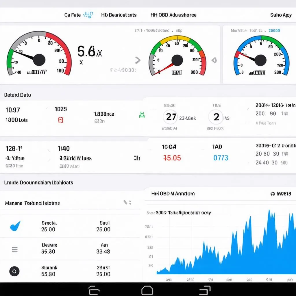 HH OBD Advanced app dashboard