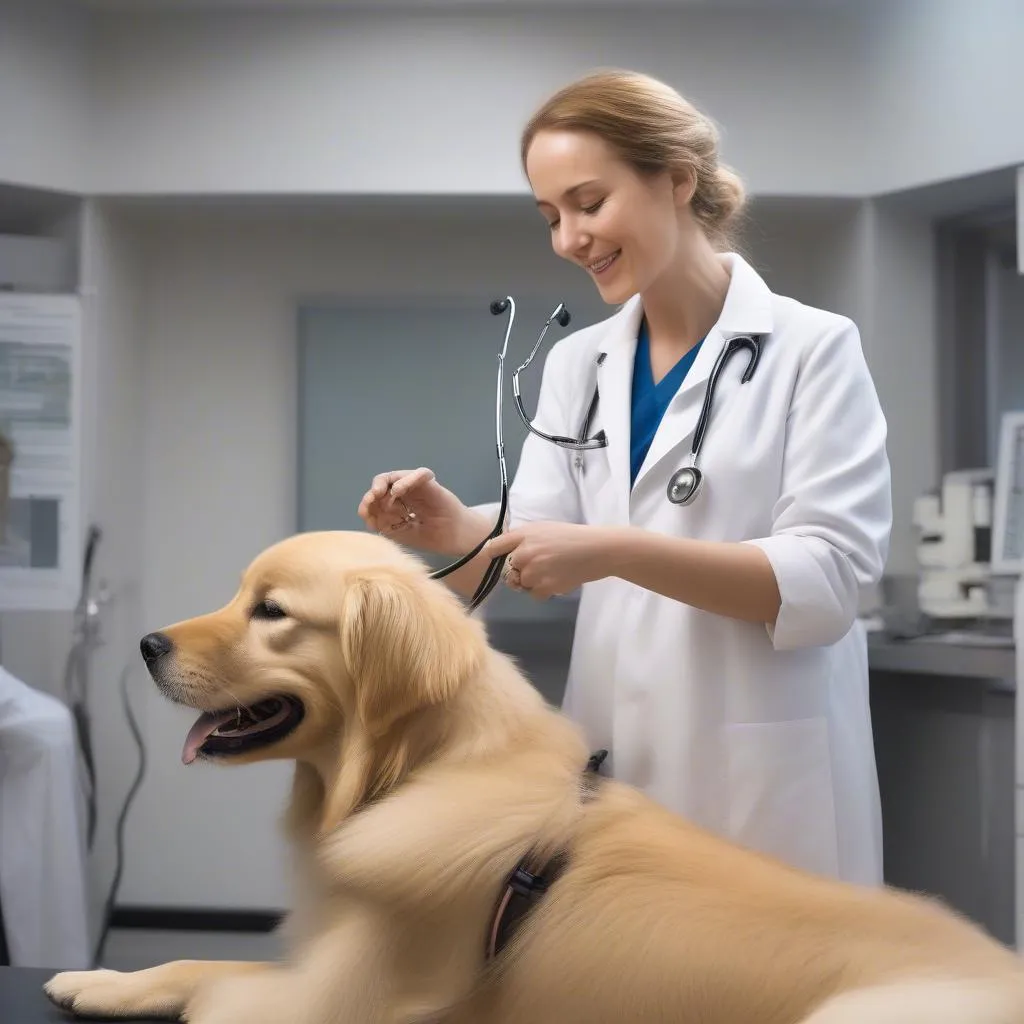 Holistic Vet Examines Dog