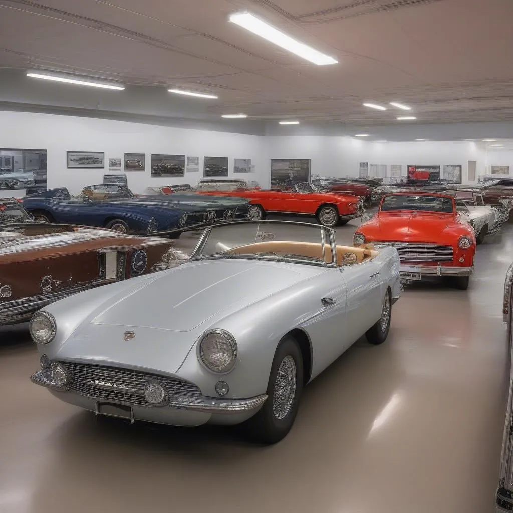 Holsman's Classic Cars Showroom