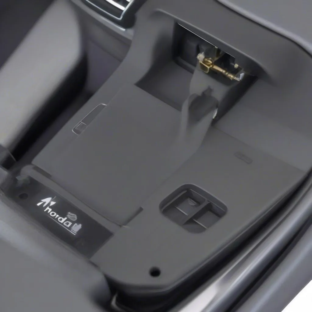 Location of the OBD2 port on a Honda Clarity