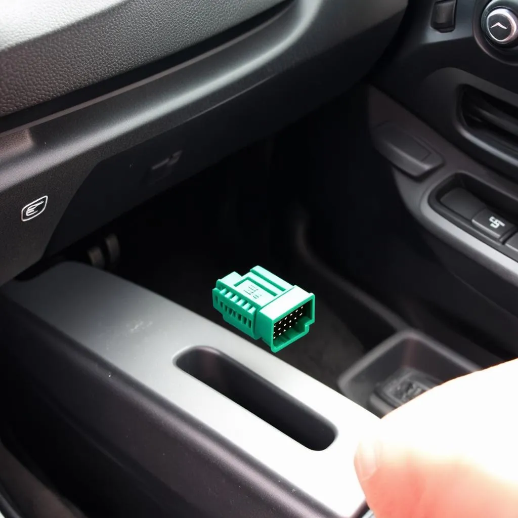 obd2-connector-on-honda-insight