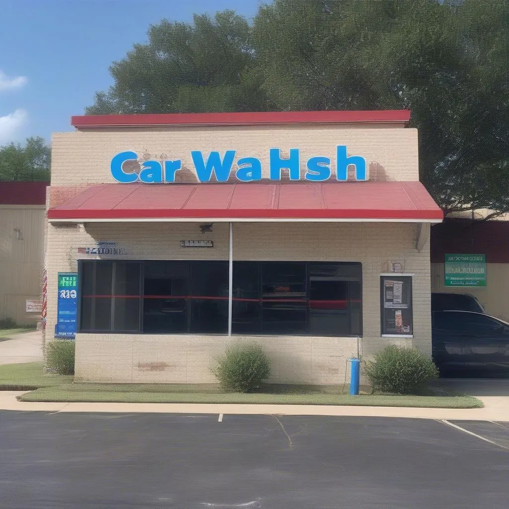 Houston Car Wash for Sale Exterior