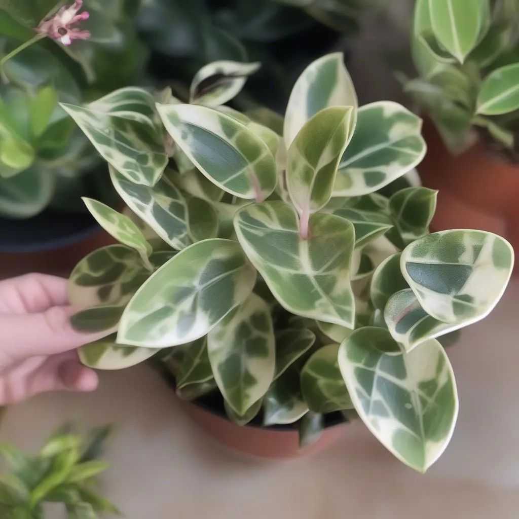 Hoya Heuschkeliana Variegata Plant