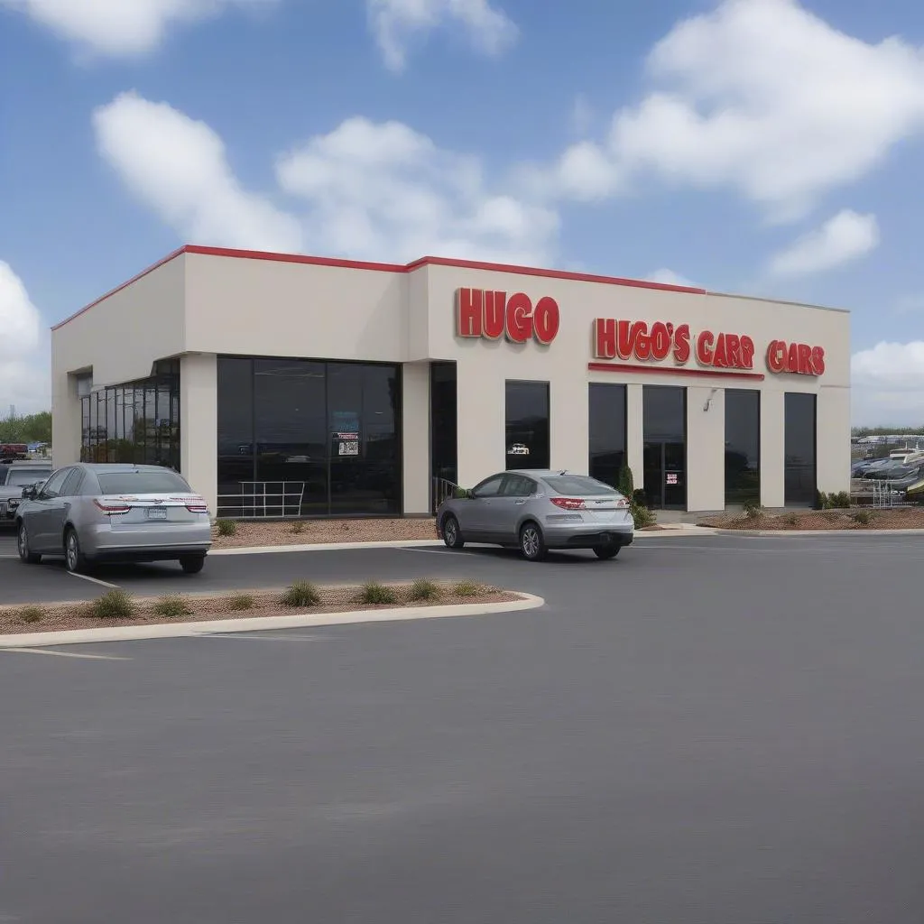 Hugo's Used Cars dealership