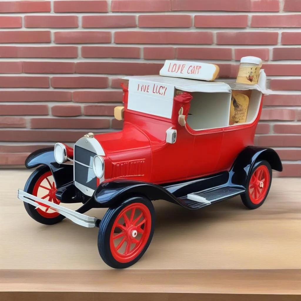 The I Love Lucy Cookie Jar Car